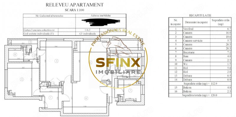 Floreasca, apartament 4 camere de inchiriat.